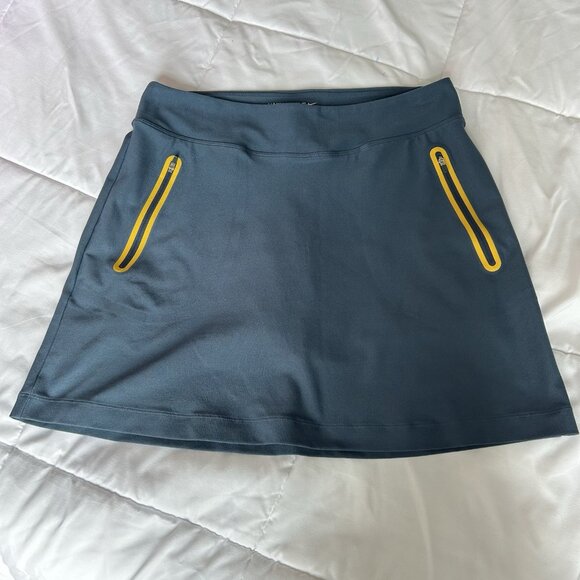 Nike Pants - Nike Golf Skirt Womens Medium Skort Dri-Fit Performance Blue Pockets Tennis Golf